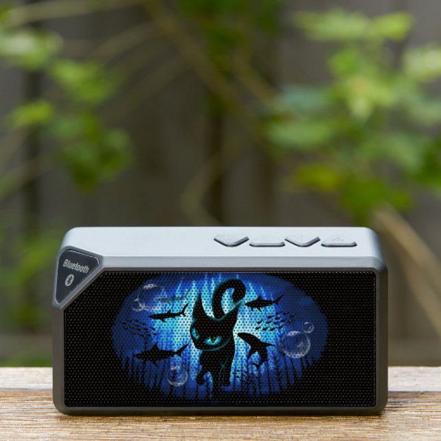 Aquaticat - Surreal Cat in Deep Ocean Fantasy Bluetooth Speaker (Insitu(Outdoor))