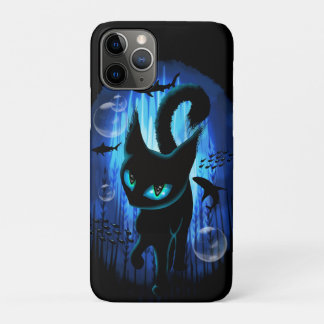 Aquaticat - Surreal Cat in Deep Ocean Fantasy iPhone 11 Pro Case