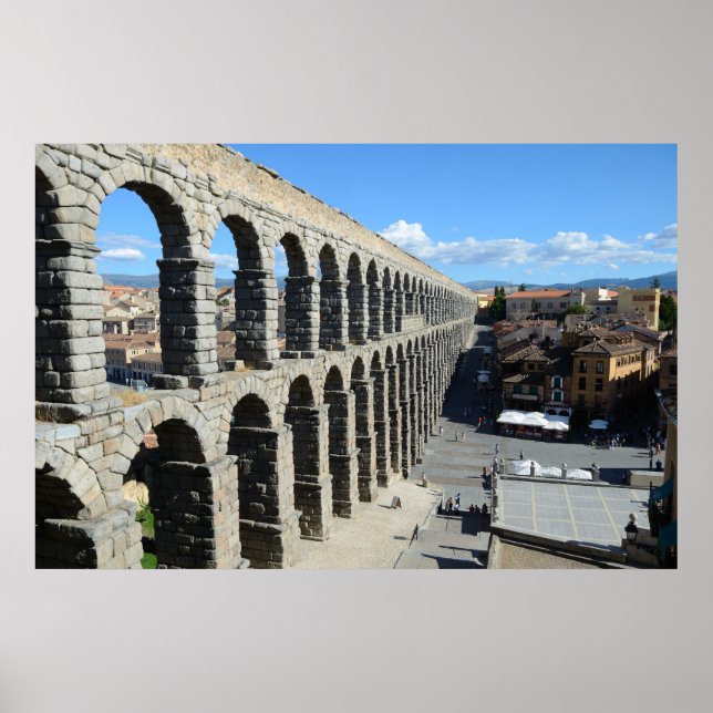 Aqueduct of Segovia, Spain Poster (Front)