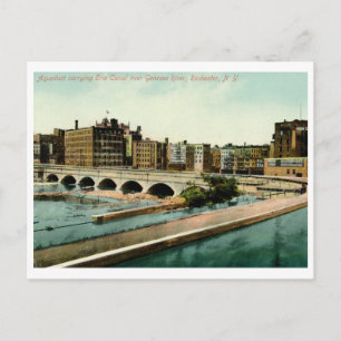 Aqueduct, Rochester, NY Vintage Postcard