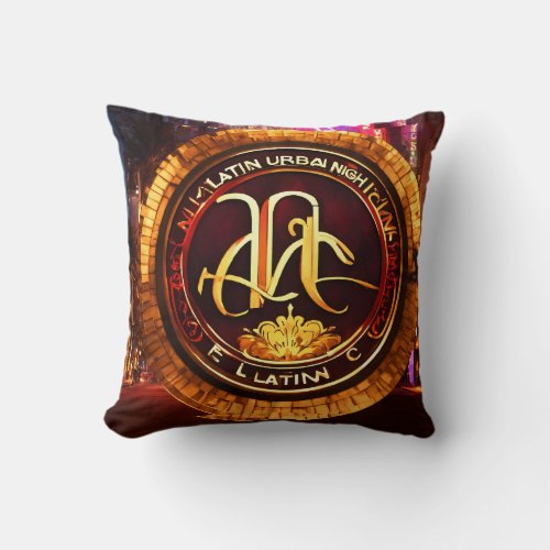 Aqu tienes una descripcin para un logotipo moder throw pillow