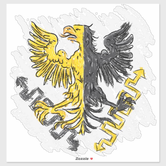 Aquila et Fulmen  Sticker (Sheet)