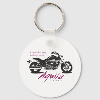 Aquila Yound at Heart Keychain