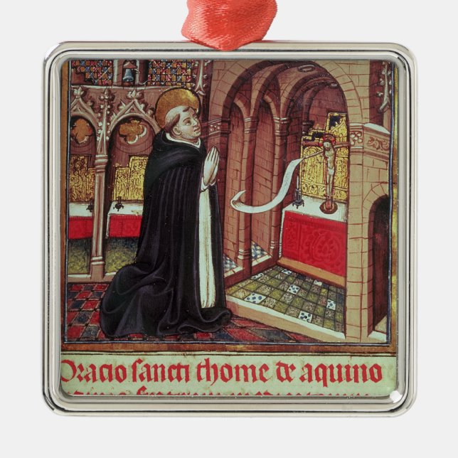 Aquinas'Libro de Horas de Alfonso el Metal Ornament (Front)