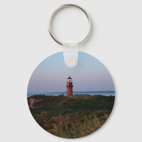 Aquinnah Sunset and Lighthouse Keychain