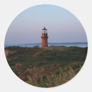 Aquinnah Sunset and Lighthouse Sticker