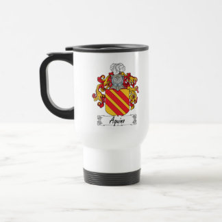 Aquino Family Crest Travel Mug