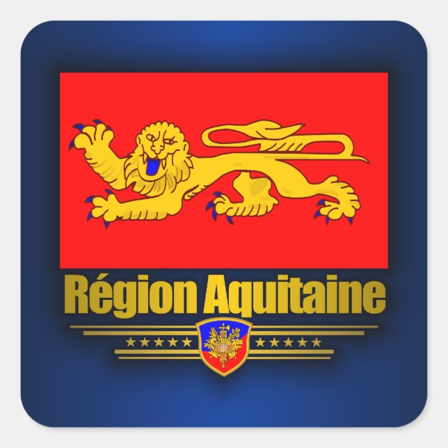 Aquitaine Square Sticker (Front)