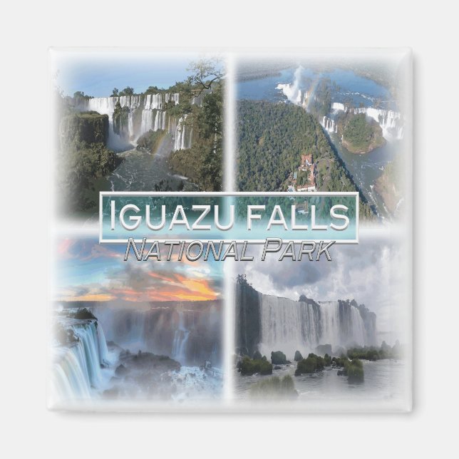 AR0042 America, Argentina, Iguazu falls, Fridge  Magnet (Front)