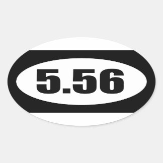 ar15 5.56 oval sticker