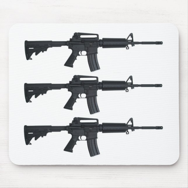 AR15 assault rifle Mouse Pad (Front)