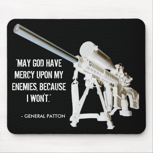 AR15 Mouse Pad_ General Patton Quote Mouse Pad