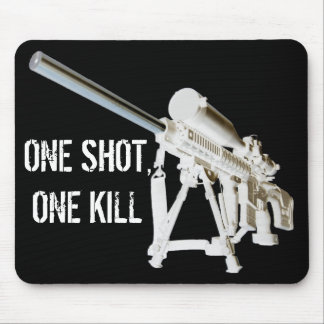 AR15 Mouse Pad- One shot, one kill Mouse Pad