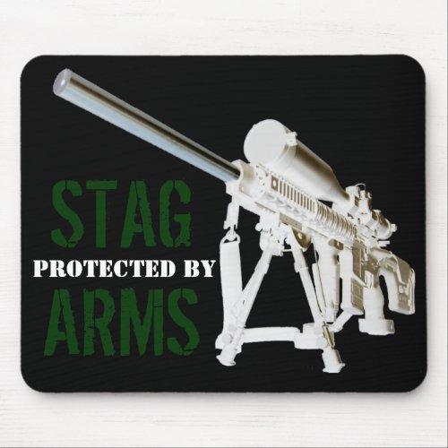 AR15 Mouse Pad_ Protected by STAG ARMS Mouse Pad