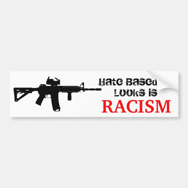 Ar15 Racism Sticker (Front)