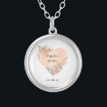 *~* AR30 WEDDING Floral Yellow Heart Flowers Gift Silver Plated Necklace<br><div class="desc">(Search AR30 for similar items.) this makes a great Event Wedding ANNIVERSARY , Valentine's Day gift , Birthday gift etc with space for the wedding date and names of the couple. Change the text areas for what ever you like to give a personalized customized give for anyone you desire. Event...</div>