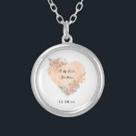 *~* AR30 WEDDING Floral Yellow Heart Flowers Gift Silver Plated Necklace<br><div class="desc">(Search AR30 for similar items.) this makes a great Event Wedding ANNIVERSARY , Valentine's Day gift , Birthday gift etc with space for the wedding date and names of the couple. Change the text areas for what ever you like to give a personalized customized give for anyone you desire. Event...</div>