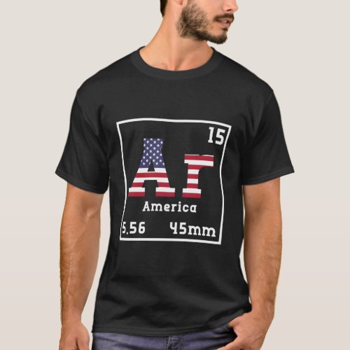 Ar_15 America 556 45Mm Funny Sarcastic Pro 2Nd Ame T_Shirt