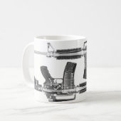 AR-15 CT scan/X-RAY DETAILED IMAGE Coffee Mug (Front Left)