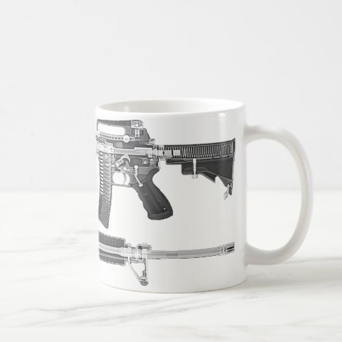 AR_15 CT scanX_RAY DETAILED IMAGE Coffee Mug