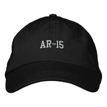 Ar-15 Embroidered Baseball Hat by Diamondback662 at Zazzle