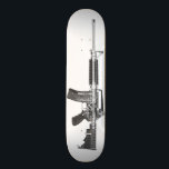 AR-15 Rifle Gun Firearm Awesome Real X-ray image Skateboard<br><div class="desc">AR-15 Rifle Gun Firearm Awesome Using Real X-ray image</div>