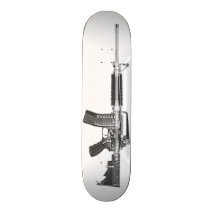 AR-15 Rifle Gun Firearm Awesome Real X-ray image Skateboard AR-15 Rifle Gun Firearm Awesome Real X-ray image Skateboard