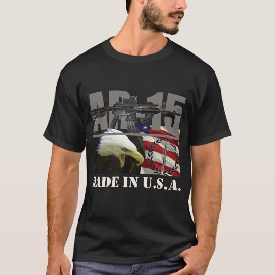 AR-15 USA Shirt black