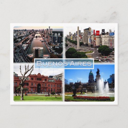 AR Buenos Aires _ The Main Financial Centre _ Postcard