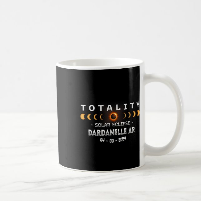 Ar Total Solar Eclipse 2024  Coffee Mug (Right)