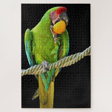 Ara Militaris Green Parrot Jigsaw Puzzle Ara Militaris Green Parrot Jigsaw Puzzle