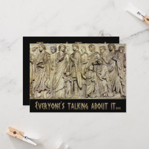 Ara Pacis Frieze Invitation