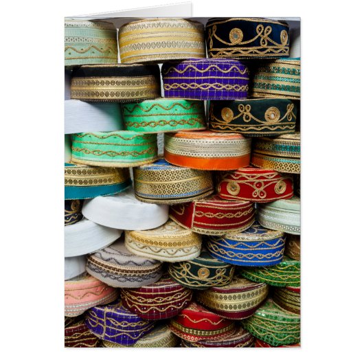 Arab Caps At Market Cards (Front)