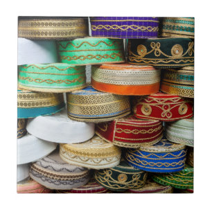Arab Caps At Market Ceramic Tile