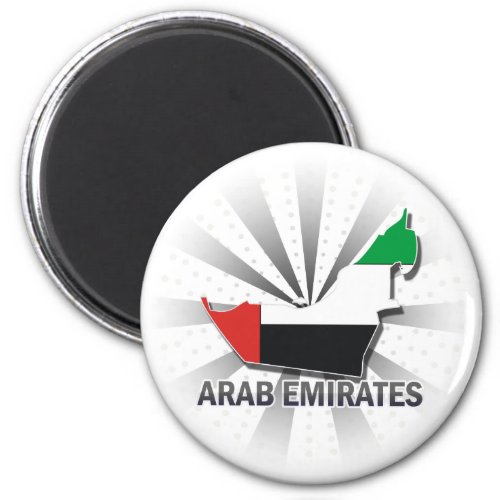 Arab Emirates Flag Map 20 Magnet