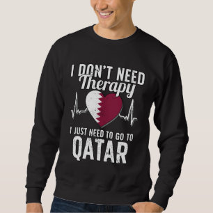 Arab Flag I Qatar Flag I Vacation  I Qatar Sweatshirt