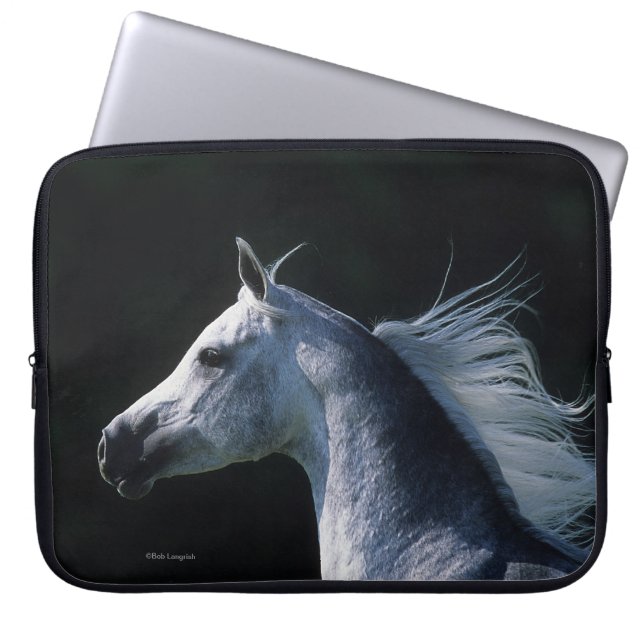 Arab Horse Headshot 2 Laptop Sleeve (Front)
