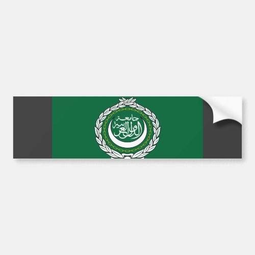 Arab League Flag Bumper Sticker