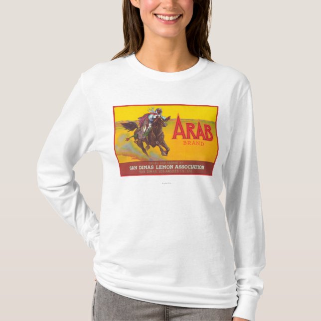 Arab Lemon LabelSan Dimas, CA T-Shirt (Front)