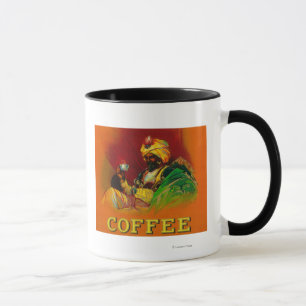 Arab Man Coffee Label Mug
