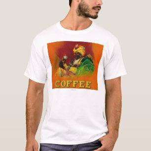 Arab Man Coffee Label T-Shirt