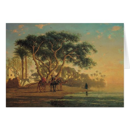 Arab Oasis, 1853 Cards (Front Horizontal)