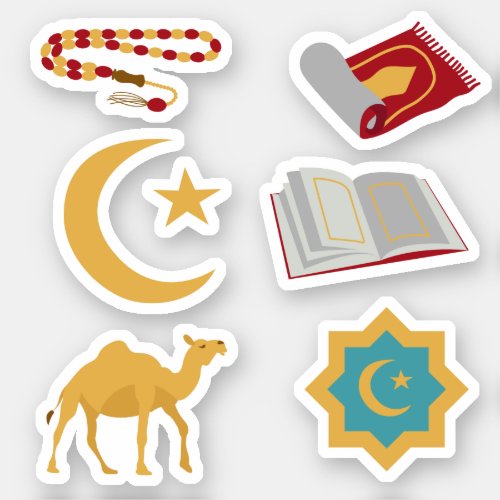 Arab Ramadan Eid Muslim Holiday Islamic Stickers