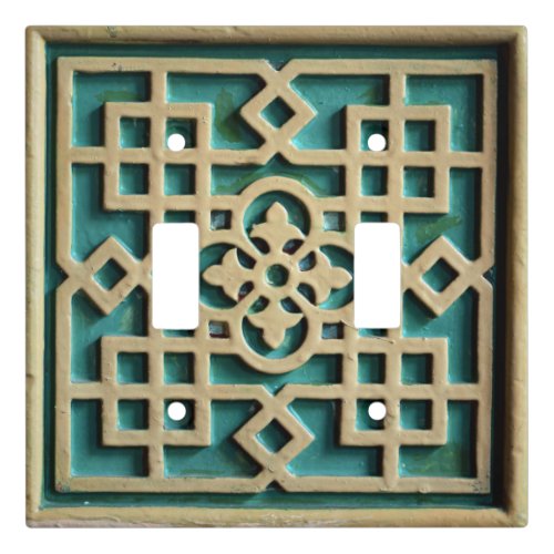 Arab wall decoration arabesque architecture Turkis Light Switch Cover