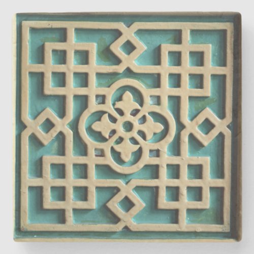 Arab wall decoration arabesque architecture Turkis Stone Coaster