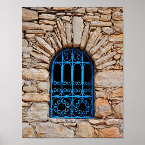 arab window morocco architecture agadir medina poster