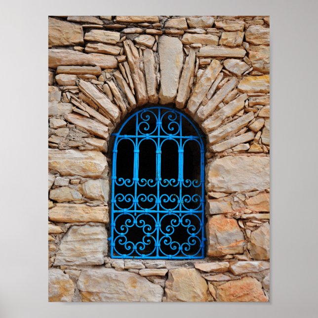 arab window morocco architecture agadir medina poster (Front)