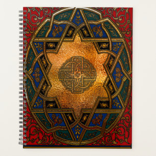 Arabesque Art Deco Antique Style Jeweled Planner