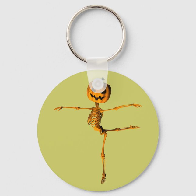 Arabesque Ballet Position Keychain (Front)