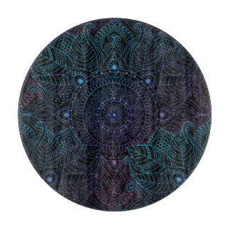 Arabesque Bliss: Oriental Mandala Magic Cutting Board